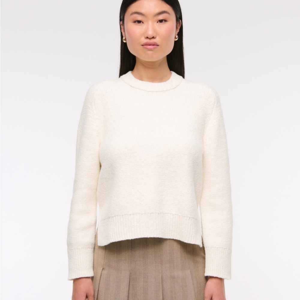 The A&F Madeline Textural Crew Sweater